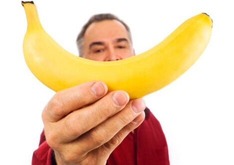 A man managed to enlarge his penis using home remedies. 