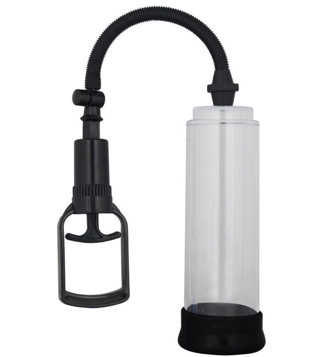 Vacuum pump to enlarge the penis