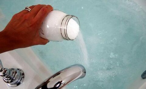 Baking soda bath to enlarge the penis.